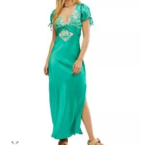 Free People Cooper Midi Dress Verdis